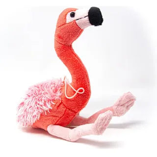 Cornelissen - Kuscheltier - Flamingo mit Band - 28 cm - Rosa