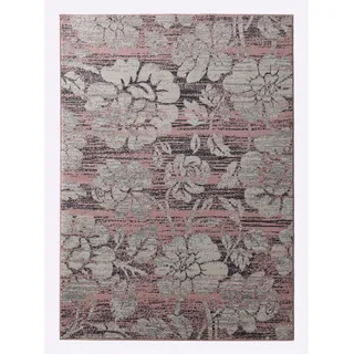Teppich HEINE HOME Gr. 1, rosa, B:60cm H:7mm L:110cm, Polypropylen, Teppiche, Teppich