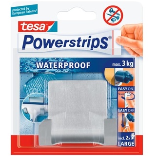 Duohaken »Powerstrips Waterproof« 59710 silber, tesa