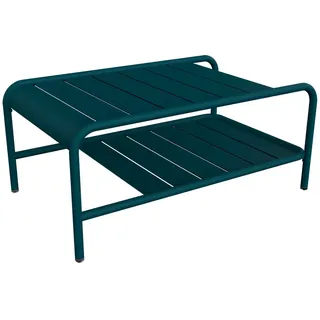 Fermob - Luxembourg niedriger Tisch, 90 x 55 cm, acapulcoblau