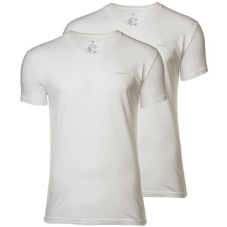 Gant T-Shirt Herren T-Shirt, 2er Pack - V-NECK T-SHIRT 2-PACK weiß 3XL