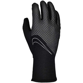 Nike 360 Womans Sphere Running Gloves Damen Handschuhe aus Polyester Elasthan und Baumwolle in der Farbe Black-Black-Silver Gr. XS, N.100.1592.082.XS