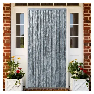 vidaXL Insektenschutz-Vorhang 90 x 220 cm Grau