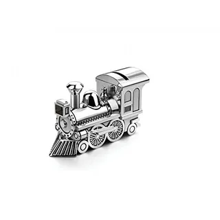 Brillibrum Design Spardose Sparbüchse Zug Lokomotive Lok Junge Mädchen Edel Mit Gravur Geschenke Geschenkidee Kinder (Gelddose mit Namen-Gravur bis 15 Zeichen)
