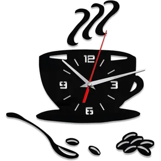 Jssevn-diy Digitale Wanduhr, Wanduhr Im Modernen Design, 3d-wanduhren, Große Diy-wanduhr, Geeignet Für Das Wohnzimmer