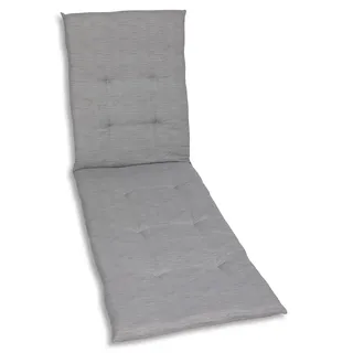 GO-DE Textil Liegenauflage Uni hellgrau
