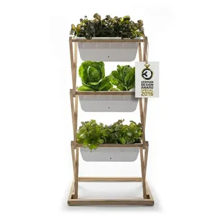 URBANATURE Vertikales Balkonbeet mit 3 Kästen