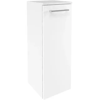 Fackelmann Verona Midischrank 30,2 x 82,6 x 32 cm Weiß Hochglanz