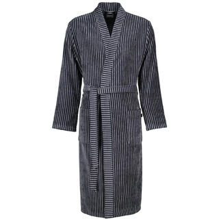 CAWÖ Bademäntel Herren Kimono Streifen 4854 anthrazit - 97 M
