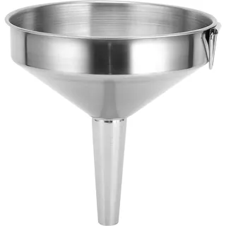 Edelstahl Trichter Verdickte Hochwertige Küche Essentiell Für Die Übertragung Von Flüssigen Und Trockenen Zutaten In Der Täglich Kochen 15cm Silber 170g 239g (13cm) Langlebiges Material Humanisierter