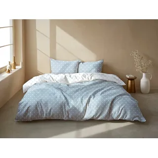 Zo Home Punta Di Cotone Blau 135 x 200 cm + 2 x 80 x 80 cm