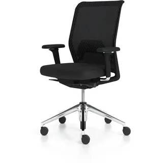 Vitra - ID Mesh, nero / Aluminium poliert