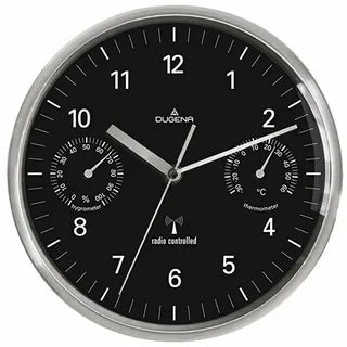 Dugena Funkwanduhr 4277406 30,0 silber