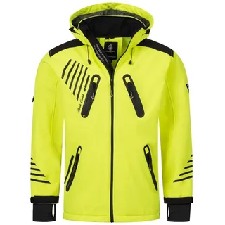 Rock Creek Softshelljacke Herren Gelb S
