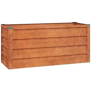 vidaXL Hochbeet Rostig 100 x 40 x 45 cm Cortenstahl