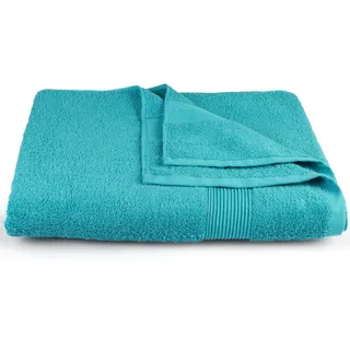 CelinaTex Bari Saunatuch 80 x 200 cm türkis Baumwolle Frottee Handtuch Badetuch Saunahandtuch