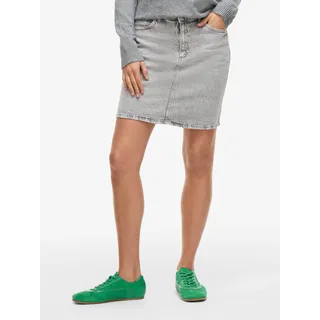 VILA Jeansrock Damen Grau 34