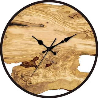 WILsem Holzmaserung Wanduhr Hängende Uhr Minimalistisches Design Wohnzimmer Kunst Wanduhr Heimdekoration Hororloge