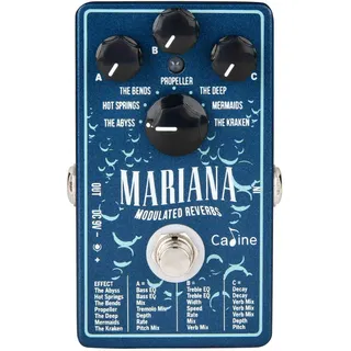 Caline CP-507 Mariana Modulated Reverbs Digitales Gitarren-Effektpedal (7 Arten von Reverb)