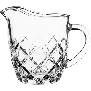 Galicja Milchkanne Glas Karin – Glas Kanne – Kanne Glas Hitzebeständig – Glaskrug Klein – Glaskaraffe ohne Deckel – Wasser Kannen – Milk Kanne – Modell 1 200 ml