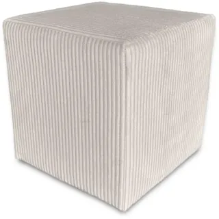 Best For Home | Würfel Pouf Hocker | Staubsturm Poof Fußhocker | Samt Sitzhocker für Wohnzimmer, Schlafzimmer & Flur | Polster Ottoman | Gepolstert Sitzpuff oder Sitzwürfel für Sofa oder Sessel