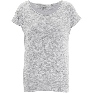 Venice Beach Sport-T-Shirt für Damen mit lockerer Schnittform und Bund am Saum RIAMEE M, Coal B Melange