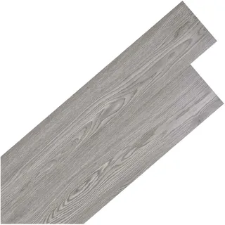 vidaXL Bodenplanken 18 pcs Dunkelgrau 2,51 m2 PVC