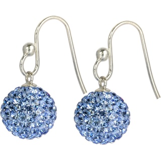 SilberDream Paar Ohrhänger SilberDream blau Ohrringe (Ohrhänger), Damen Ohrhänger 925 Sterling Silber, shiny blau blau