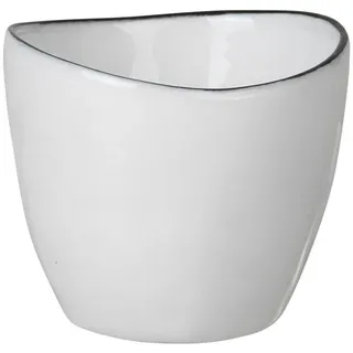 Broste Copenhagen Eierbecher Salt Weiss/Schwarz