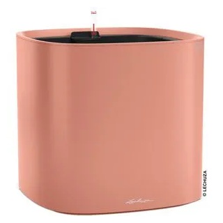 Lechuza Übertopf PILA Color Planter korallrot, 35 x 35 x 33 cm, Kunststoff, Bewässerungssystem
