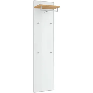 Möbel Kraft Garderobenpaneel Xena 42 x 170 x 27 cm Weiß