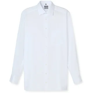 Olymp Businesshemd OLYMP Luxor, comfort fit", Herren, Gr. 42, Normaler Arm, weiß, 100% Baumwolle, Hemden