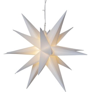 STAR TRADING LED Dekolicht Alice, Star Trading LED Weihnachtsstern Alice, 3D Stern Weihnachten für außen silberfarben