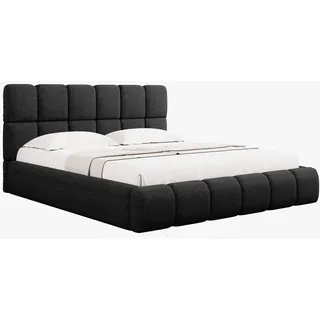 Micadoni Polsterbett Bellis, 220 cm breit schwarz 200 cm x 220 cm x 100 cm