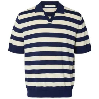 SELECTED HOMME Poloshirt blau XXL