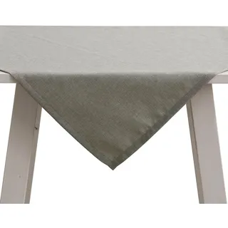 Pichler Tischwäsche Panama Mitteldecke 100x100 cm | grau - grau