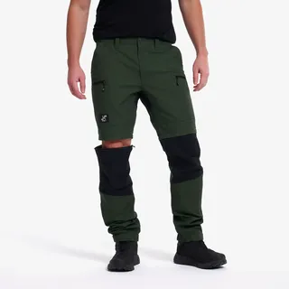 Nordwand Pro Zip-off Pants Herren Forest Green/Black, Größe:M - Hosen > Zip-off-hosen - Grün