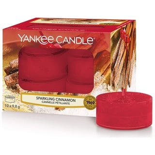 Yankee Candle Duft-Teelichter | Sparkling Cinnamon | 12 Stück