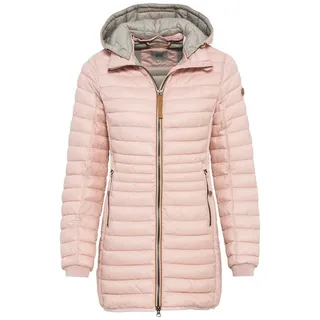 CAMEL ACTIVE Damen Lange Steppjacke mit Abnehmbarer Kapuze Rose womenswear-40 - 40