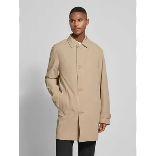Regular Fit Kurzmantel mit Ärmelriegeln Modell 'Jared 2in1', Beige, 48