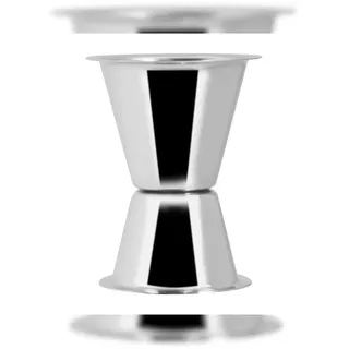 METRO Professional Jigger, Cocktail Messbecher, Edelstahl, 30 / 50 cl, silber