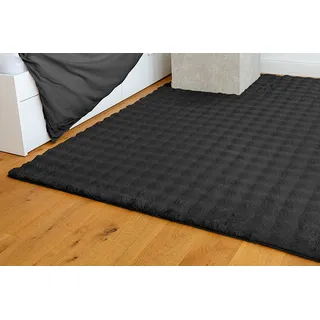 Padiro Hailey 125 Hochflorteppich 160 x 230 cm Schwarz