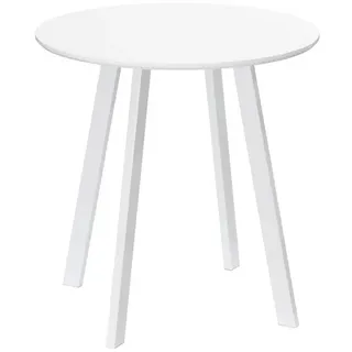 Homcom Esstisch Ø 72 cm weiß