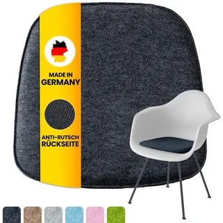 Easy and Green Sitzkissen Filz Eckig 40x39cm - Made in Germany waschbar und rutschfest