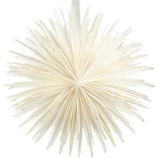 Florists Products Christbaumschmuck Schneeflocken Stern aus Papier für stilvolle weiß