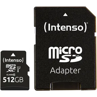 Intenso microSD UHS-I Premium 512 GB + SD-Adapter