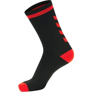 hummel Elite Indoor Socken kurz black/diva pink 31-34