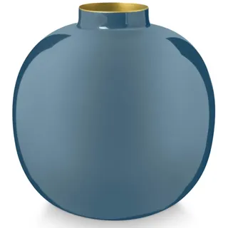 Pip Studio Metall Vase Hellblau 23cm