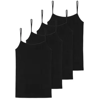 SCHIESSER Spaghettitop Schwarz L