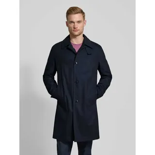 Mantel mit Leistentaschen Modell 'Clark', Marine, 46
